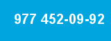 977 452-09-92 977 452-09-92